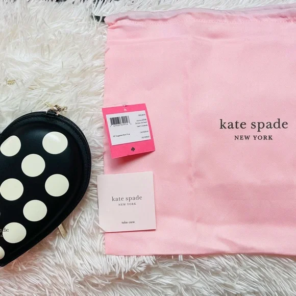 Kate Spade Women's Bag Crossbody Purse - 3D Polka Dot Heart - Retails $298 - Picture 5 of 8